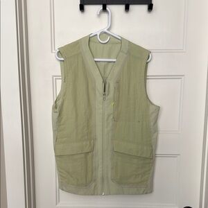 Lululemon Athletica Light Green Zip-Up Vest